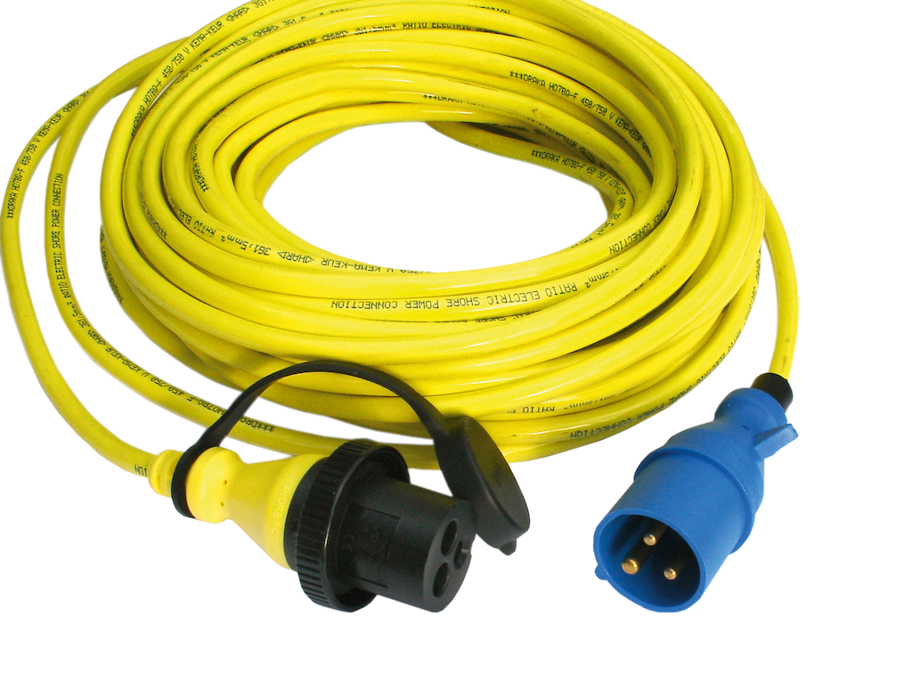 Shore Power Cable 15m 25A (3 x 4mm2)