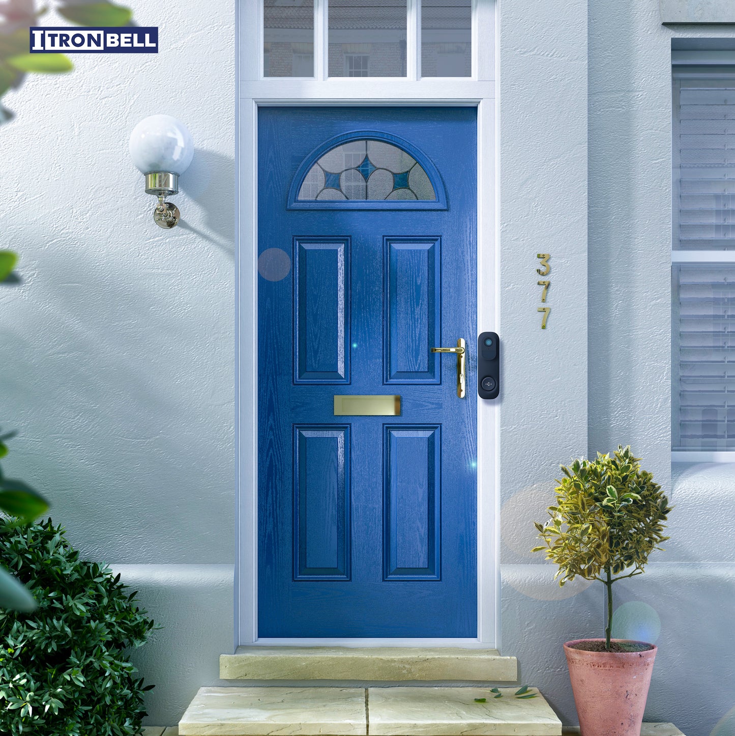 iTron BELL AI Video Doorbell | 2K HD Smart Camera