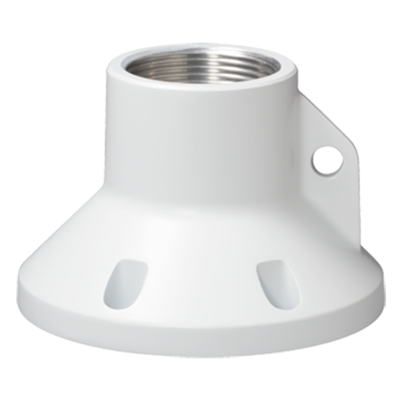 White Indoor Dome Ceiling Pole Mount Bracket (NTP)