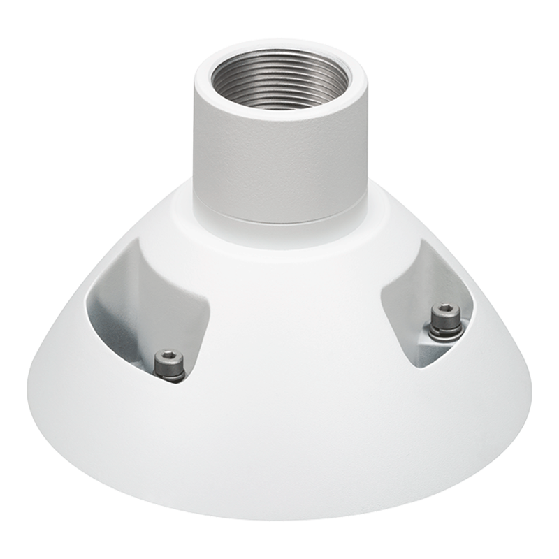 White Mounting Cap for AI Outdoor 40x PTZ, ISO Female Thread for 3rd party brackets