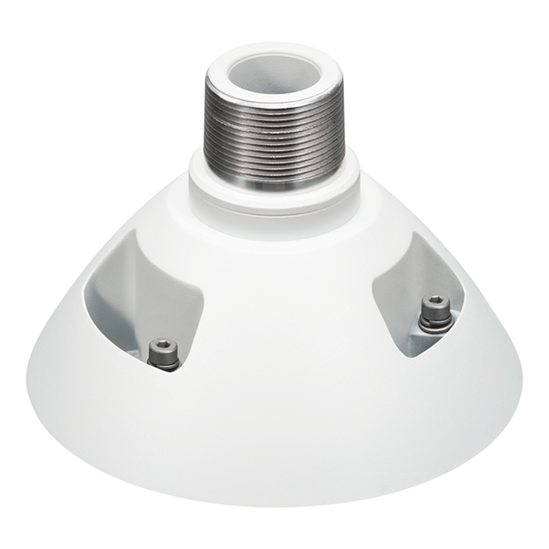 White Mounting Cap for AI Outdoor 40x PTZ, ISO Male Thread for 3rd party brackets