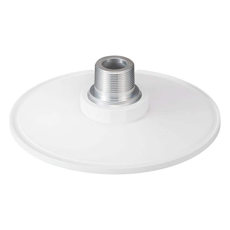 White Mounting Cap for Multi +PTZ Combo cameras, Male Thread