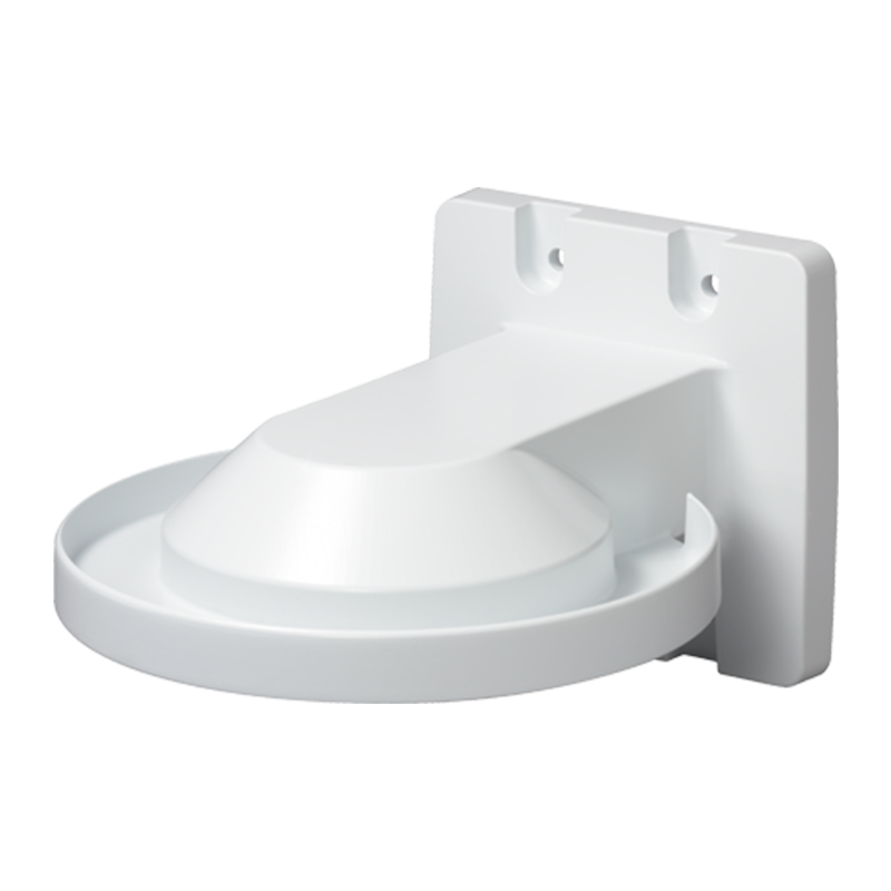 White Wall Mount Bracket for Indoor & Outdoor Dome. Note can be used with WV-QJB500-W Base mount box.