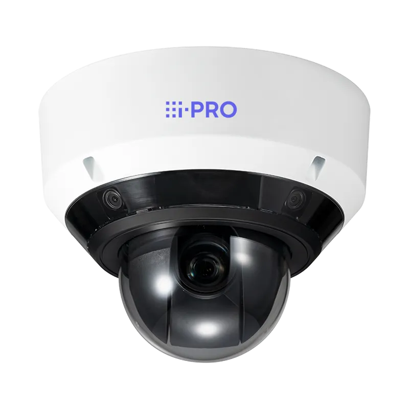 AI Multi Sensor +PTZ Combo Camera, 4 x 5MP Multi Sensor Lenses, 1 x 2MP 21x Optical Zoom PTZ, Micro SD Card, Adjustable Tilt angle on multi sensors, IP67, IK10 vandal resistant, PoE++, ONVIF G/M/S/T