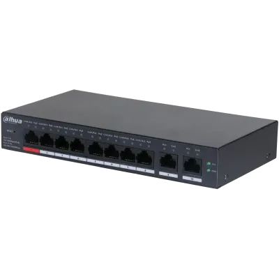 Dahua Switch 8 Port PoE 2 uplinks 110 watt Cloud Managed