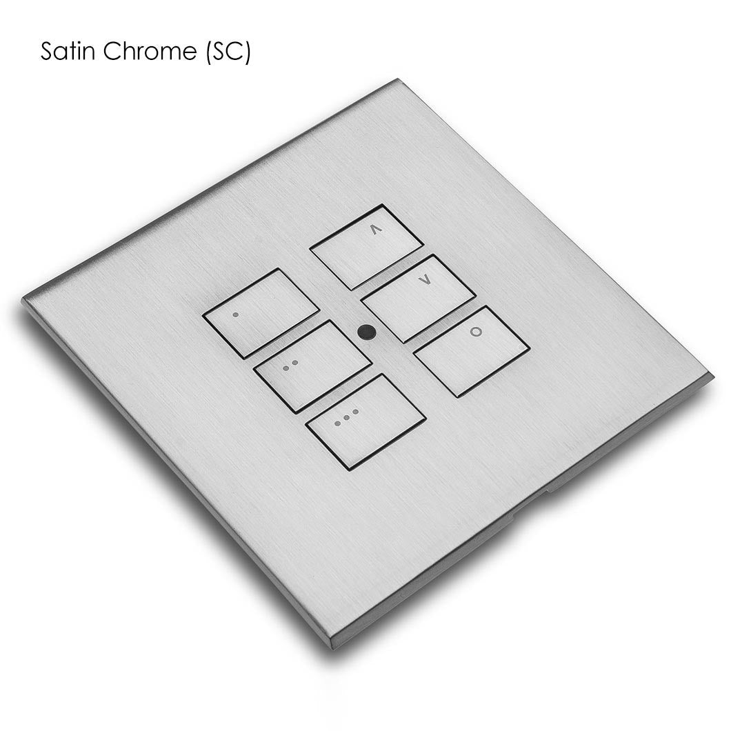 Rako Double gang cover plate kit for EOS wired control modules - Button and plate finish to be advised