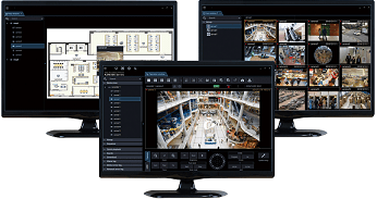 i-PRO Management Software - Base licence main screen and 1x additional screen.