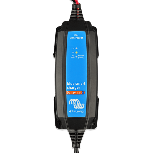 Blue Smart IP65 Charger 6V/12V-1.1 + DC connector (AU/NZ)