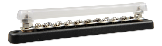 Busbar 150A 2P with 20 screws + cover