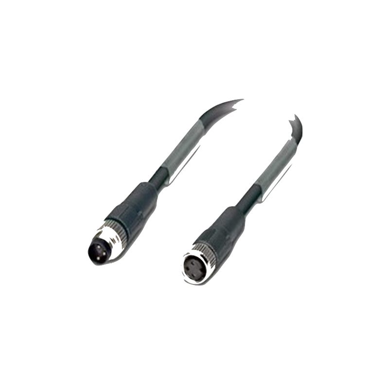 Male to Female 3 pole circular connectors 5 m (bag of 2)