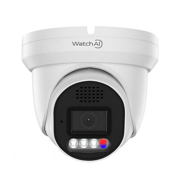 WatchAI 8MP Smart Dual Light Active Deterrence Turret Network Camera