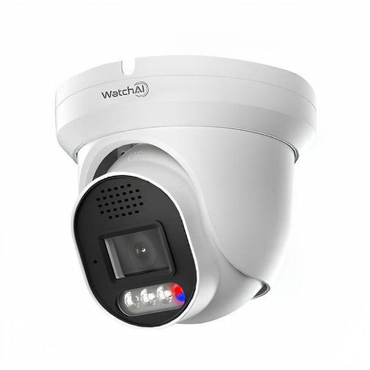 WatchAI 8MP Smart Dual Light Active Deterrence Turret Network Camera