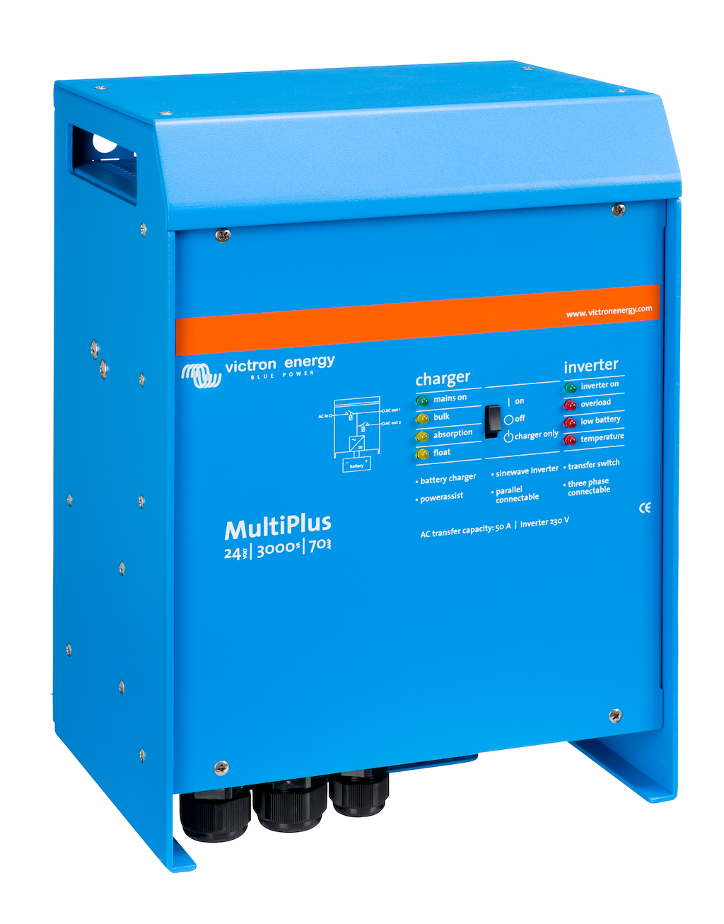 MultiPlus 24/3000/70-50 230Vac inverter/charger