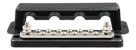 Busbar 250A 2P with 12 screws + cover
