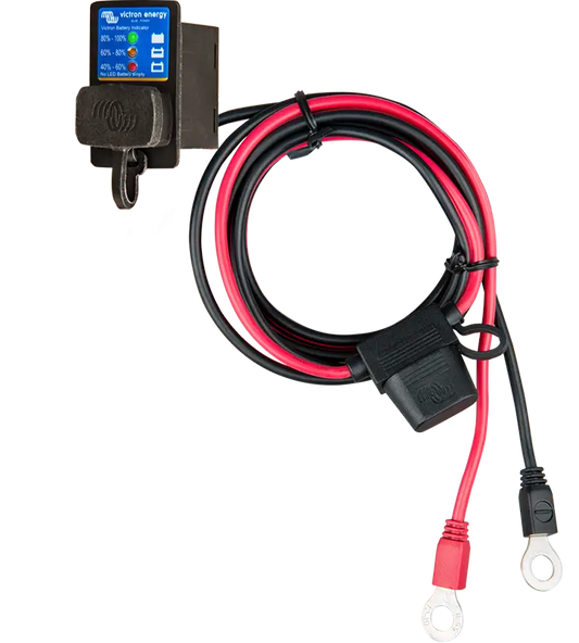Battery Indicator Panel (M8 eyelet connector / 30A ATO Fuse)