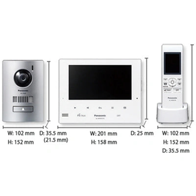 Panasonic DECT Wireless Video Intercom Kit – White