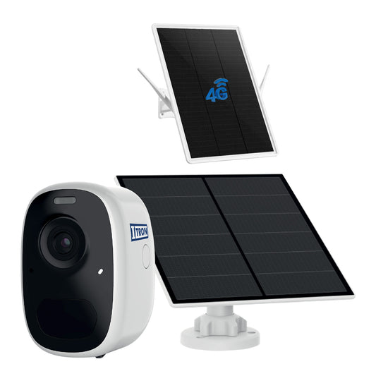 iTron CAM Wireless SUPER HD Security Camera with Solar Panel & Intercom