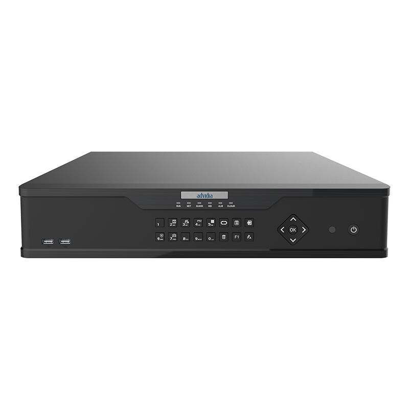32ch NVR H.264/ H.265, 2x HDMI out put, 1x VGA output. Support up to 8 SATA HDD (max 10TB each). Raid 0,1,5,6,10. Free PC  client software and Mobile App