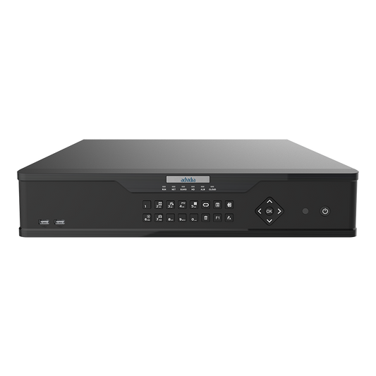 32ch NVR H.264/ H.265, 2x HDMI out put, 1x VGA output. Support up to 8 SATA HDD (max 10TB each). Raid 0,1,5,6,10. Free PC  client software and Mobile App
