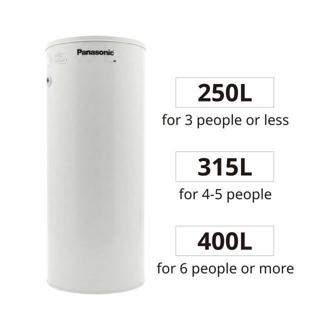 Panasonic 4kW Hot Water Heat Pump & 215L Tank System