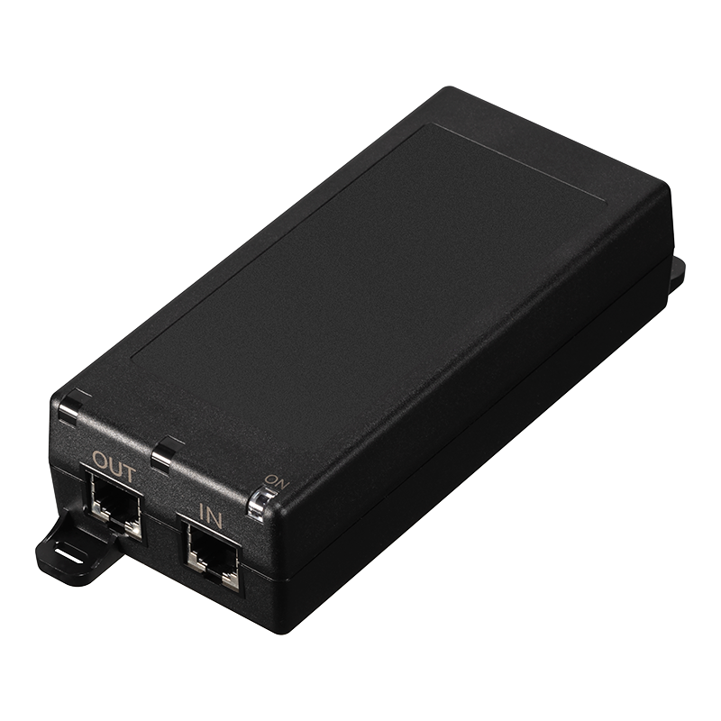 PoE Injector, IEEE 802.3bt/at/af Compliant, Gigabit compatible, RJ45, 60W,100 to 240V AC input, Over Voltage and Over Current  protection.