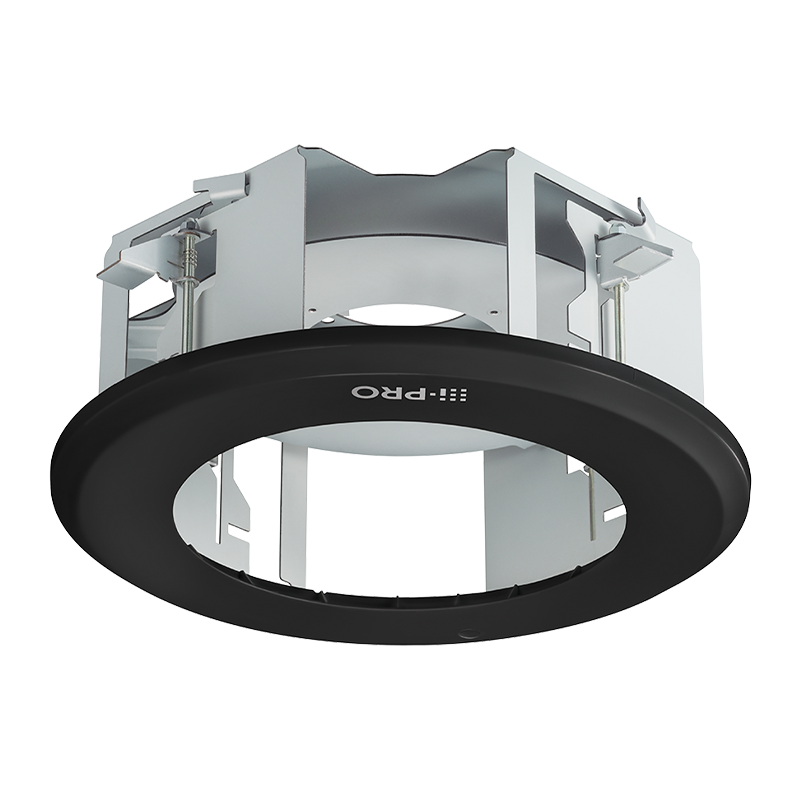 Black Embedded Ceiling Mount Bracket for Multi Sensor +PTZ cameras