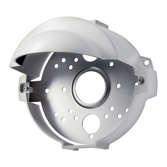 White Sun Shade for Outdoor Dome Cameras