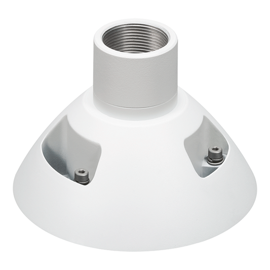 White Mounting Cap for AI Outdoor 40x PTZ, ISO Female Thread for 3rd party brackets