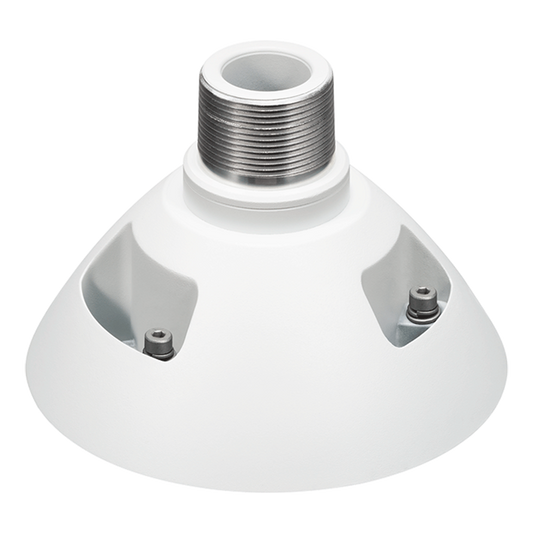 White Mounting Cap for AI Outdoor 40x PTZ, ISO Male Thread for 3rd party brackets