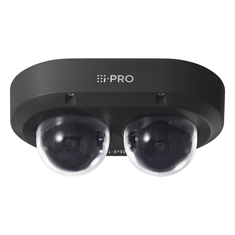 AI 2 Head Multi Sensor Camera (Black), 2x 4MP Lenses, 2.9mm -7.3mm motorised zoom. IR LED up to 40m, Super Dynamic 108db, ONVIF G/M/S/T, IK10 Vandal Resistant, IP67, PoE+, Micro SD Card. FIPS 140-2 Level 3 Security.