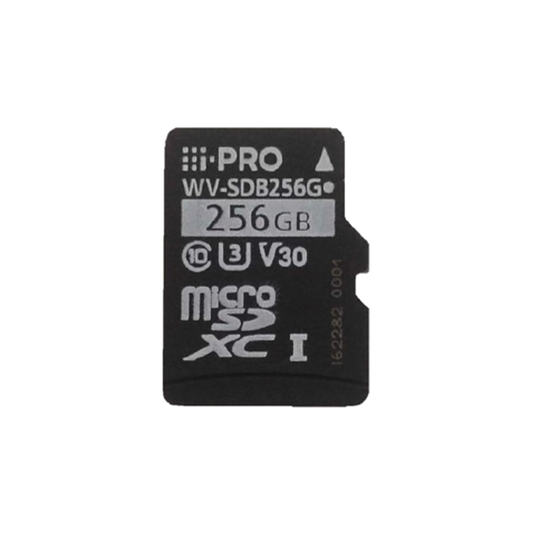 I-PRO SDXC 256GB Micro SD Card, Class 10, UHS Speed U3, Video Speed V30