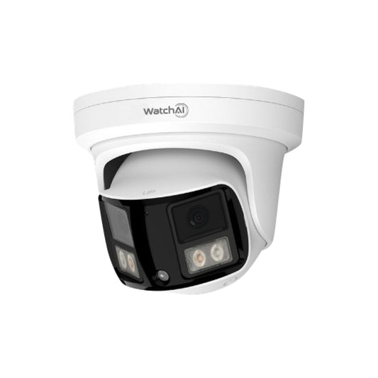 WatchAi 180° 2x 5MP Panoramic Dual Lens Turret