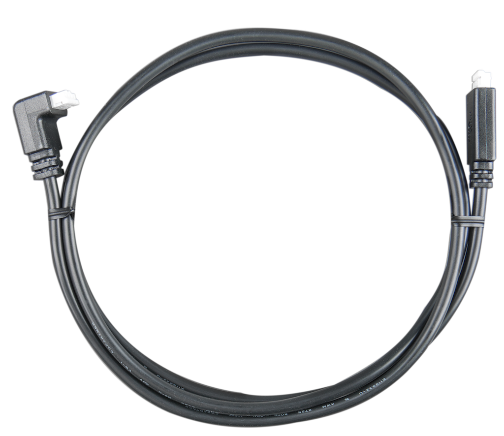 VE.Direct Cable 5m (one side Right Angle conn)