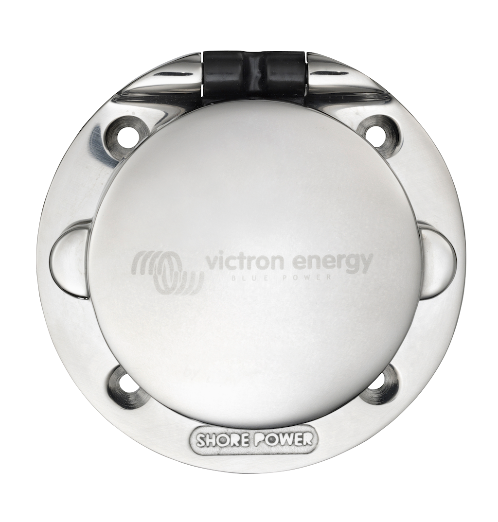 Shore Power Inlet Stainless Steel with cover 32A (special order)