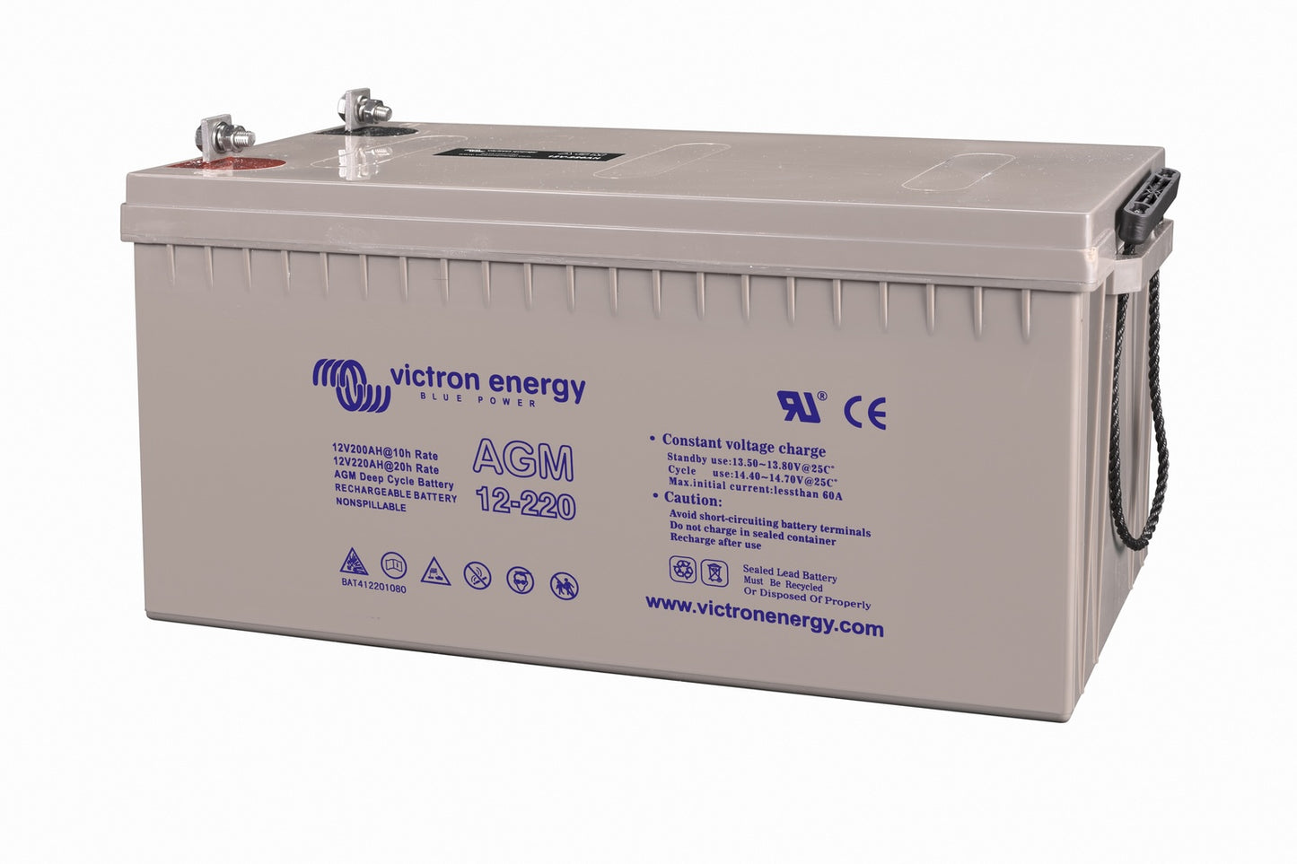 12V/220Ah AGM Deep Cycle Batt.