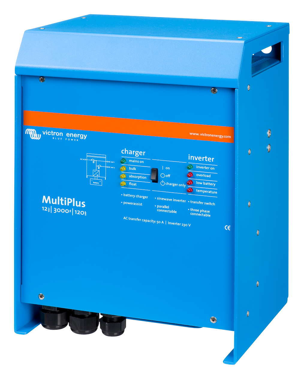 MultiPlus 12/3000/120-50 230Vac inverter/charger