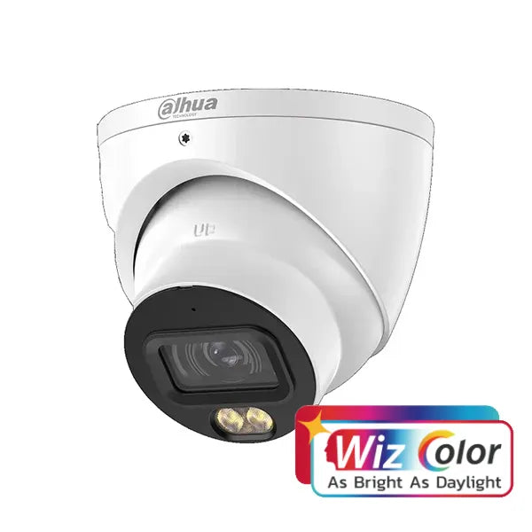 Dahua IP 5MP WizColor White LED 2.8mm Turret Camera NEW