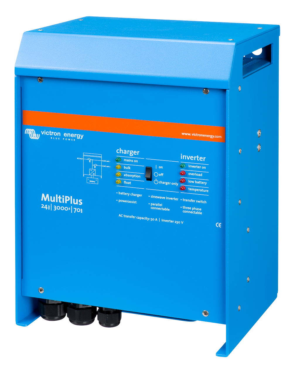 MultiPlus 24/3000/70-50 230Vac inverter/charger