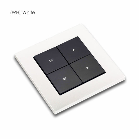 Matt White cover plate kit for Modular control panel modules - Single Gang