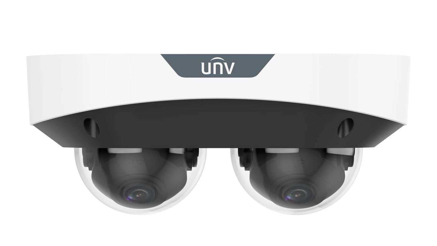 UNV 4+4MP Dual Camera IR 2.8mm Prime Dome camera