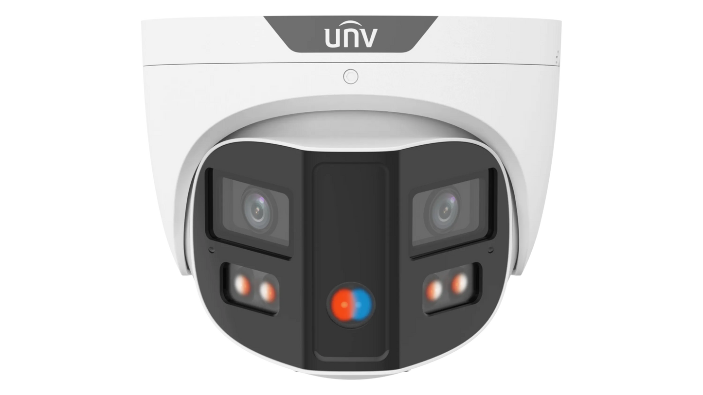 UNV 8MP IR Dual lens Tri-Guard 2.0 Turret Camera