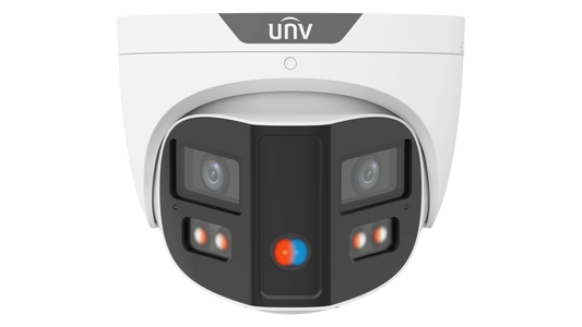 UNV 8MP IR Dual lens Tri-Guard 2.0 Turret Camera