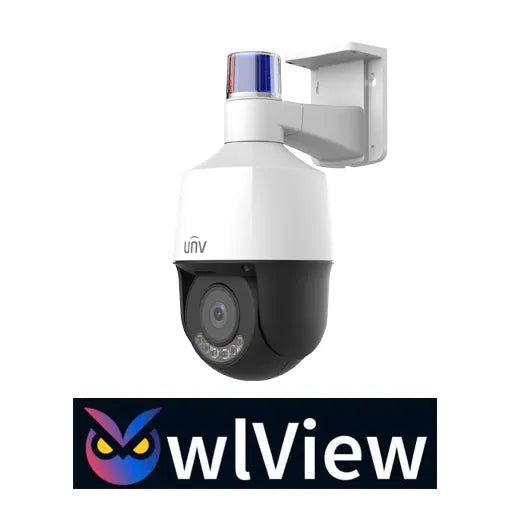 UNV IP66 4MP 5x Zoom Owlview Tri-Guard PTZ Camera Metal